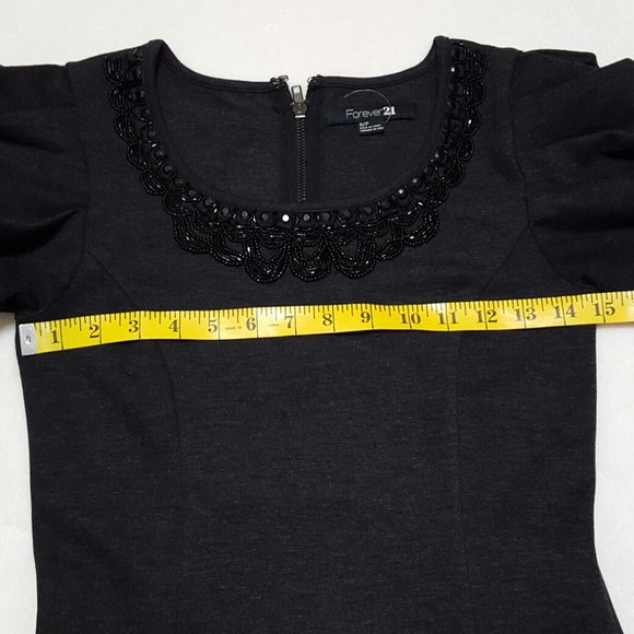 NWOT Forever 21 Dark Gray Dress. - Picture 12 of 16